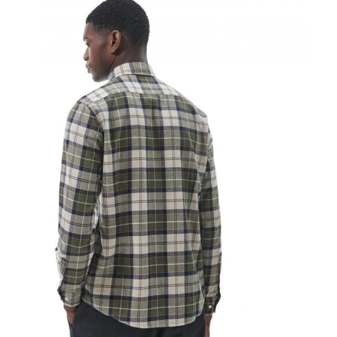 Barbour Camicia casual Camicia Uomo Fortrose Beige blu - Francavilla Moda